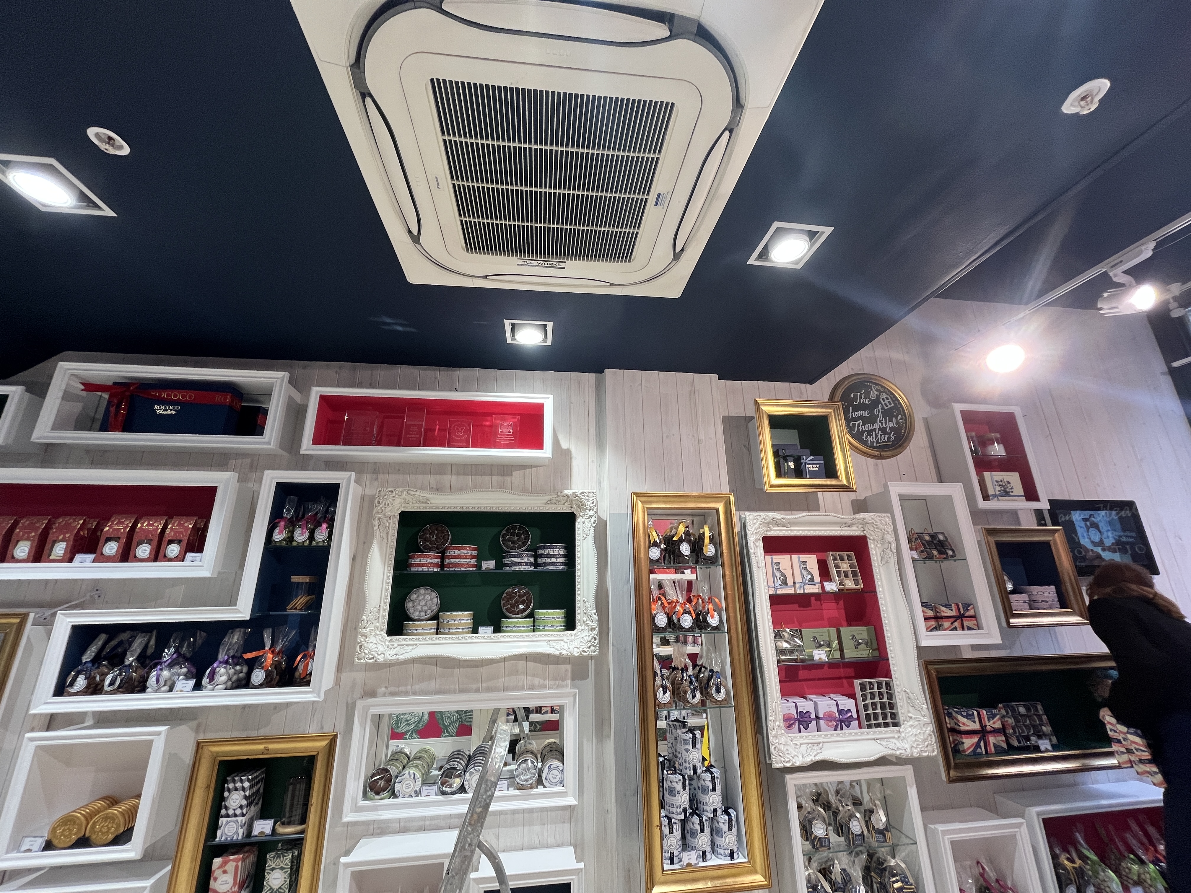 Indoor wall mounted AC unit